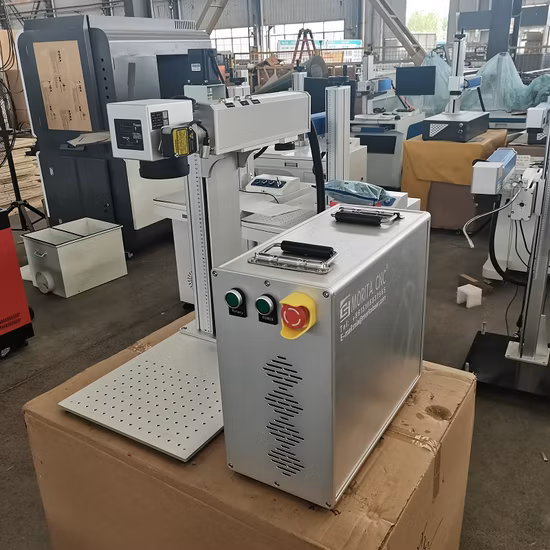 Tipo de mesa instrumentos cirúrgicos máquina de marcação a laser de fibra preço 20W 30W 50W 100W gravação a laser